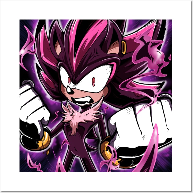 Ultra Ego Shadow the Hedgehog Wall Art by Locomon